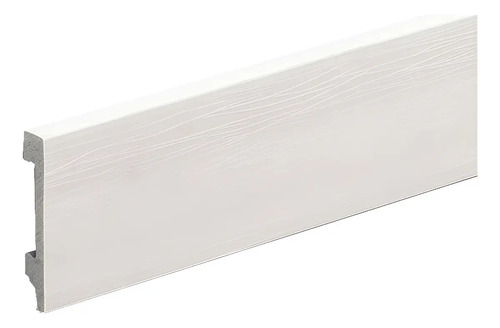[2308] EPS ZÓCALO PLAIN 70mm x 2,5m PINTABLE BLANCO