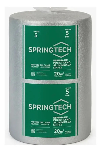 [CAB-1046] ESPUMA AISLANTE 5MM ALUM. SPRINTECH 1 X 20 M