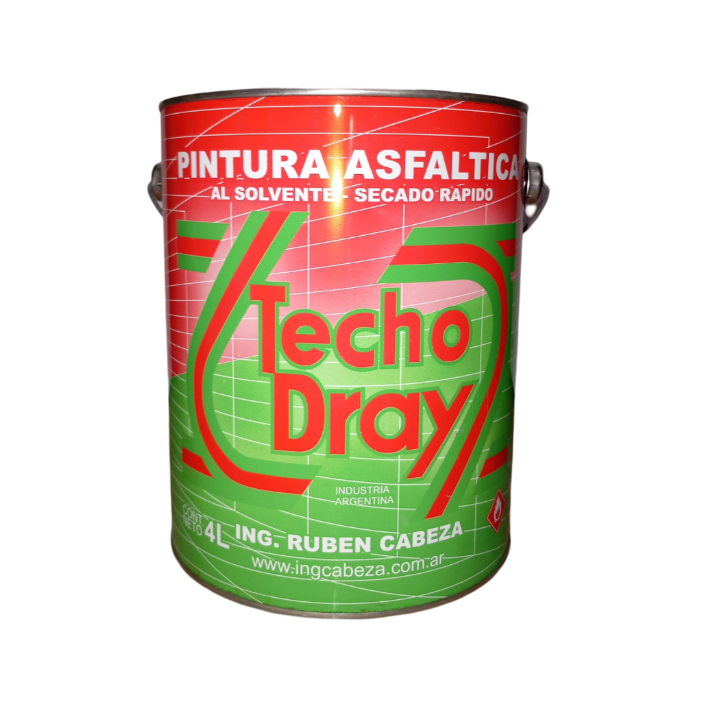 PINTURA ASFALTICA TECHO DRAY 4 LT