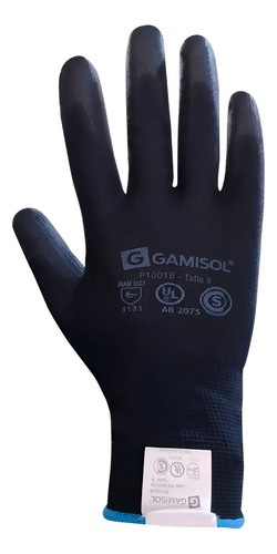 Guante Comodín G13 - Talle 9 bañado en PU negro - moteado LPF