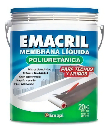 [96011319] Emapi - Emacril Poliuretanica Blanca X20Kg