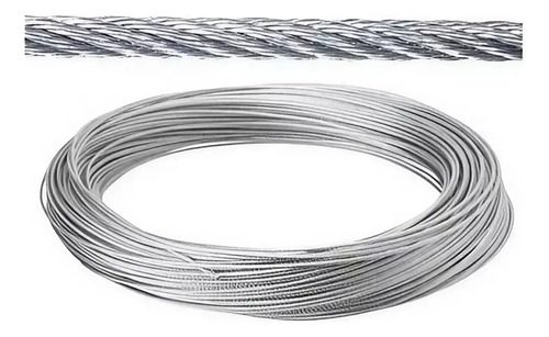 [FE0172] CABLE ACERO GALVANIZADO  6,00 mm 6 X 7 - ALTERNATIVO