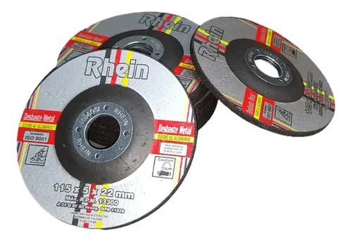 DISCO DESBASTE CENTRO DEPRIMIDO OX. ALUMINIO 7'' 180 x 6.4 x 22 - RHEIN