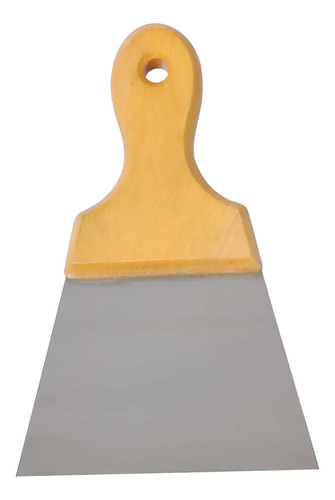 [FE0445] ESPATULA ENDUIR MANGO MADERA 160 mm - SANTA JUANA