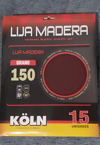 LIJA PARA MADERA GRANO 150 - KOLN