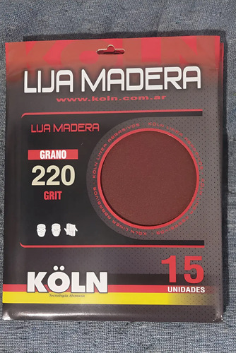 LIJA PARA MADERA GRANO 220 - KOLN
