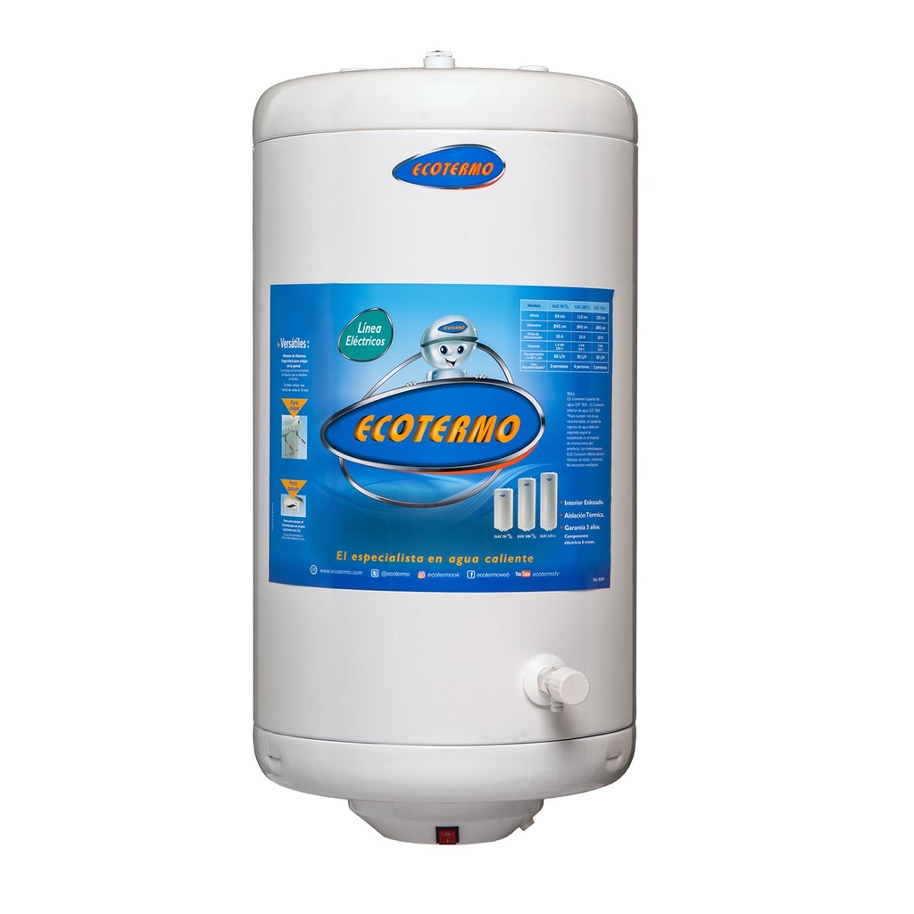[TECO10S070] Termotanque Elect.70 Conex. Sup.