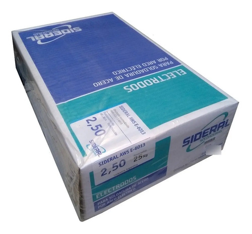 ELECTRODOS PUNTA AZUL AWS E-6013 2.00 mm x 5 kg - SIDERAL
