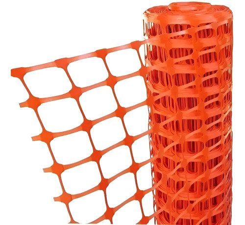 MALLA SEÑALIZACION PLASTICA NARANJA 1 m x 3 Kg - MERREL´S