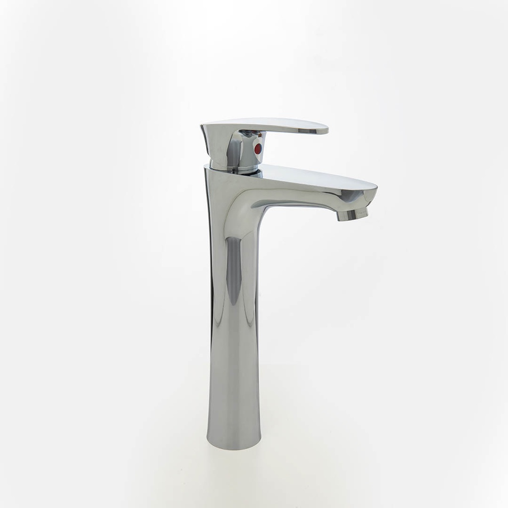 [7162] LAVATORIO DOHA ABS CROMADA PICO ALTO 280MM RECTO*