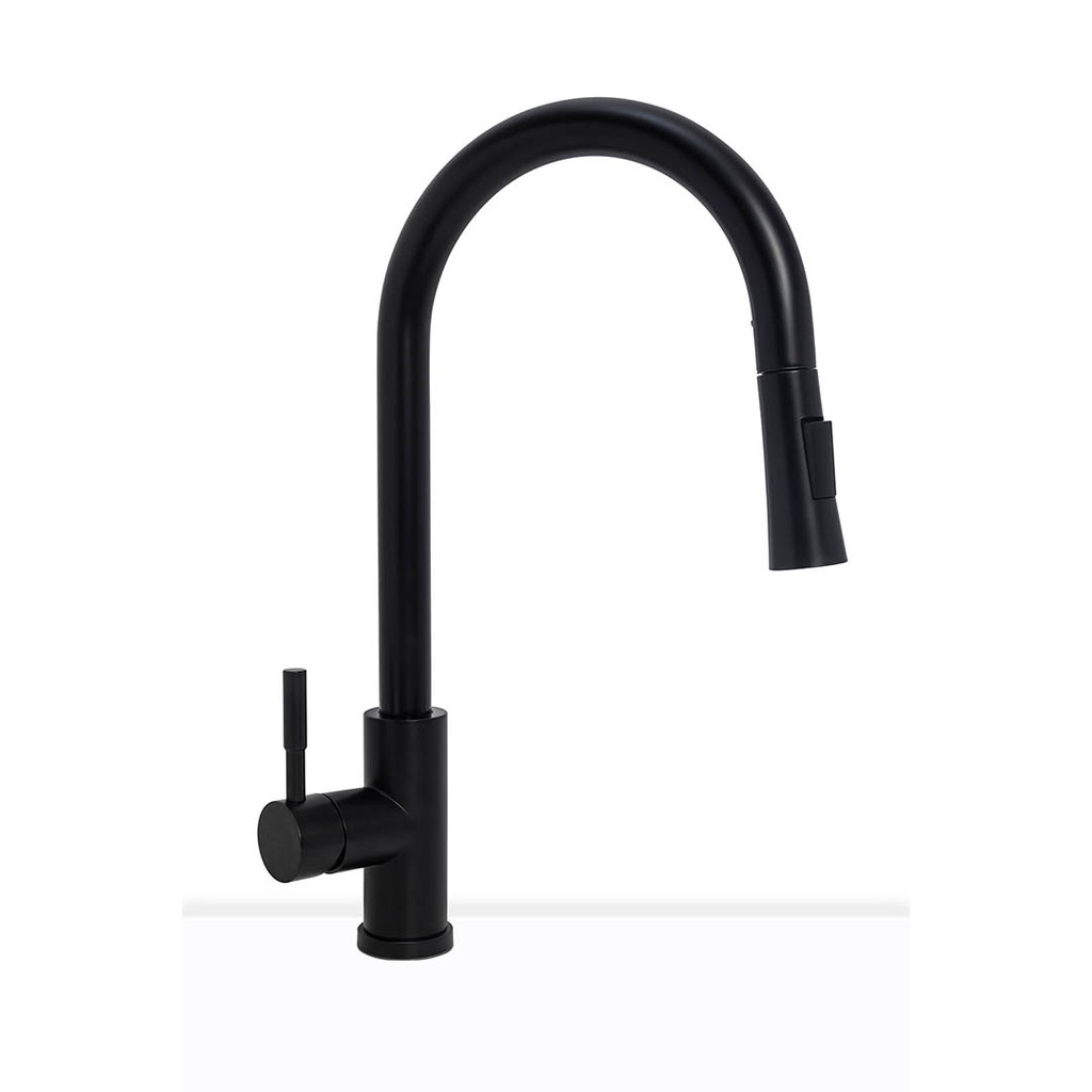 MONOC DAYTONA NEGRA COCINA ROCIADOR EXTRAIBLE*