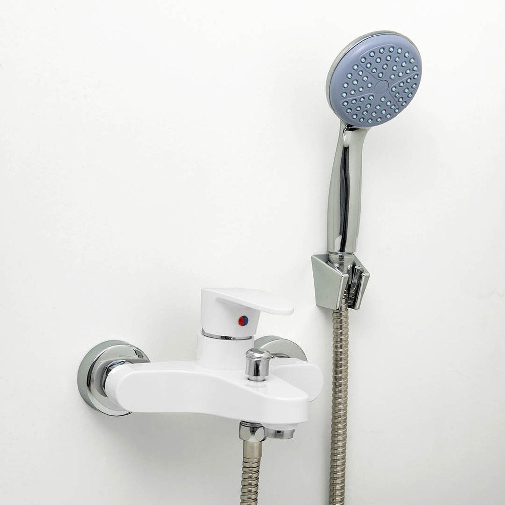 [7168] MONOCOM. DOHA DUCHA ABS BLANCA CON TRANSFERENCIA*