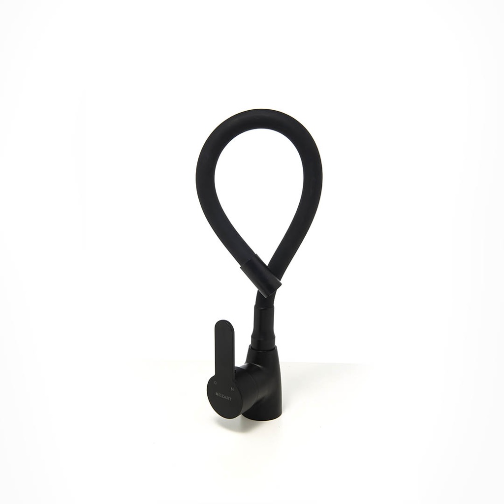 [7363] MONOCOM. MIAMI NEGRA PICO FLEXIBLE COCINA MESADA*