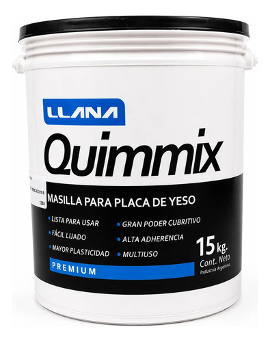 MASILLA PARA PLACA DE YESO X 15 KILOS