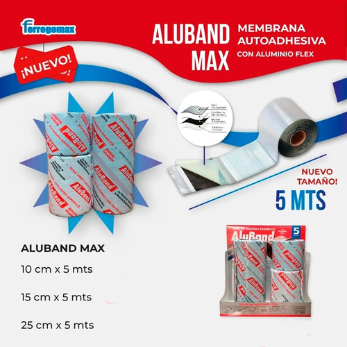[ABAL01005M] AluBand Max 10cm x 5mts