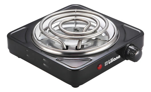 Anafe Electrico LILIANA AA911 Una Hornalla 1100W Negro
