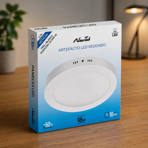 PLAFON LED REDONDO EXT. LED 18W LD
