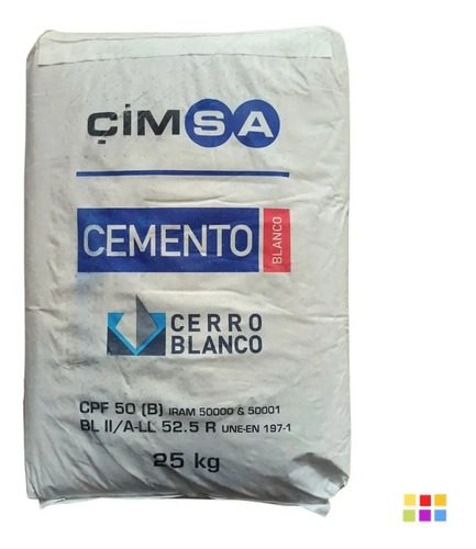 BOLSA DE CEMENTO BLANCO X 25KG