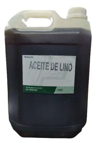 BIDON ACEITE DE LINO DOBLE COSIDO X 5LT