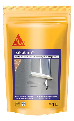SikaCim Adhesivo Ligante Vinilico para Morteros x 1lt